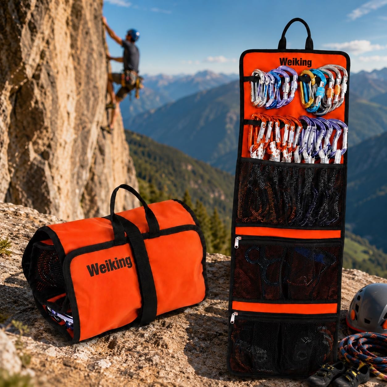 BARHAR detailed stitching and hanging loops showing reinforced construction