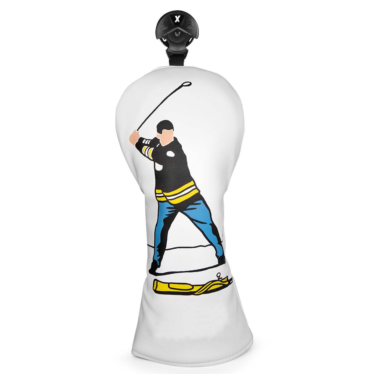 barudan golf front view showing humorous design and bold protection