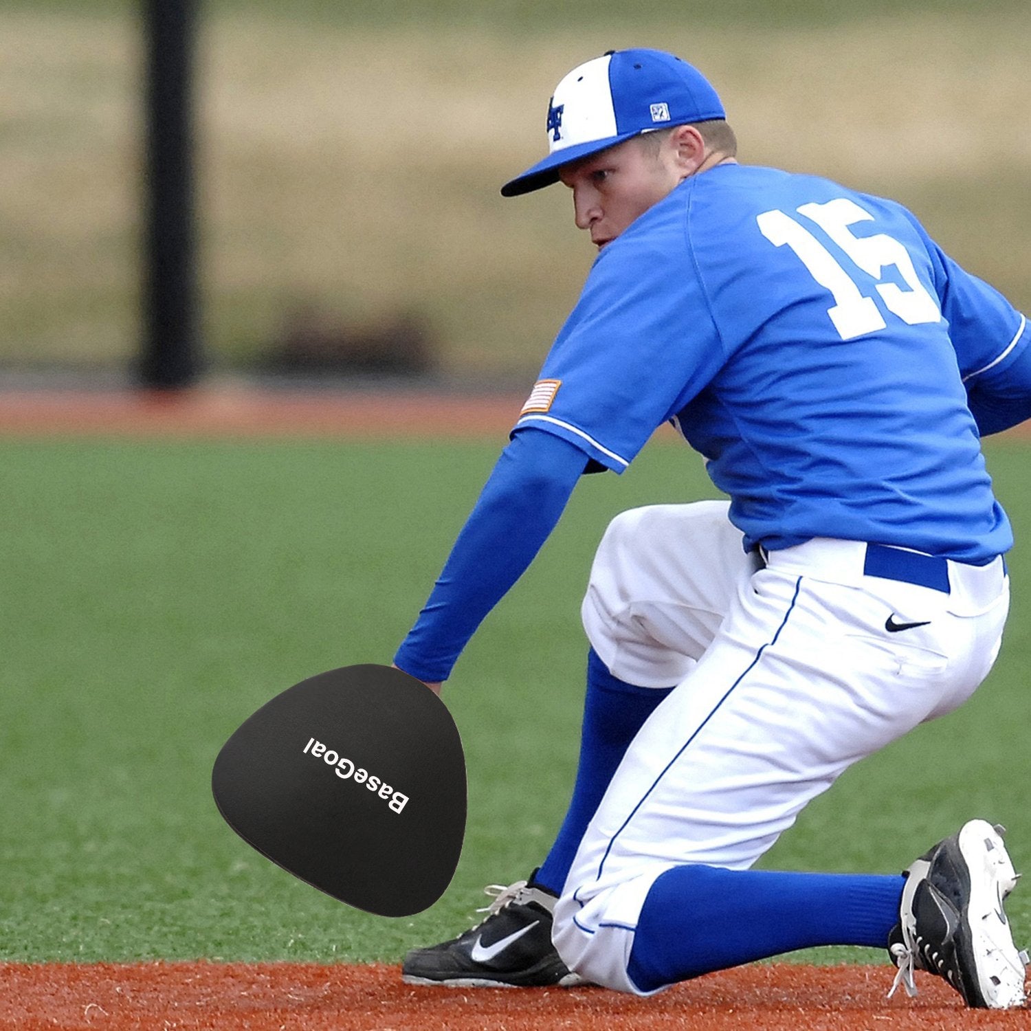 BaseGoal in-use catching a ground ball demonstrating improved hand speed benefit