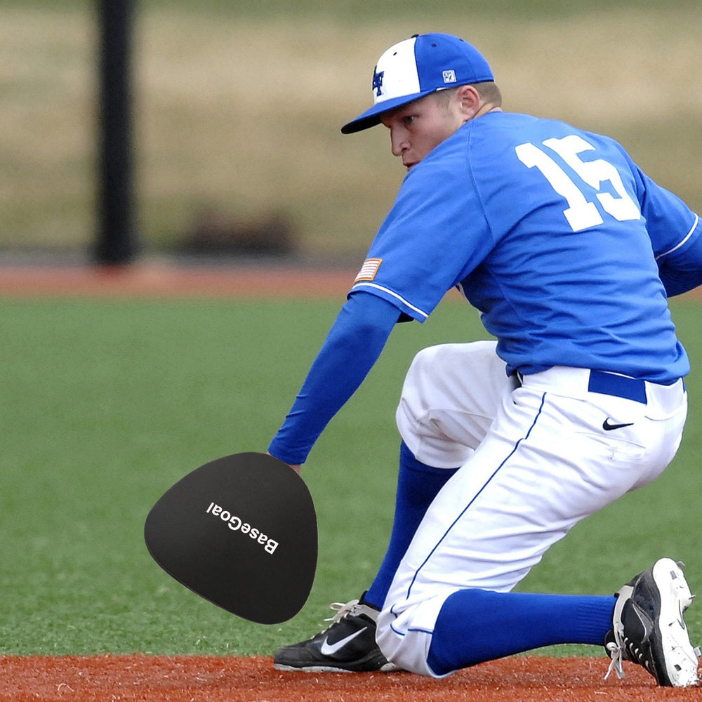 BaseGoal in-use catching a ground ball demonstrating improved hand speed benefit
