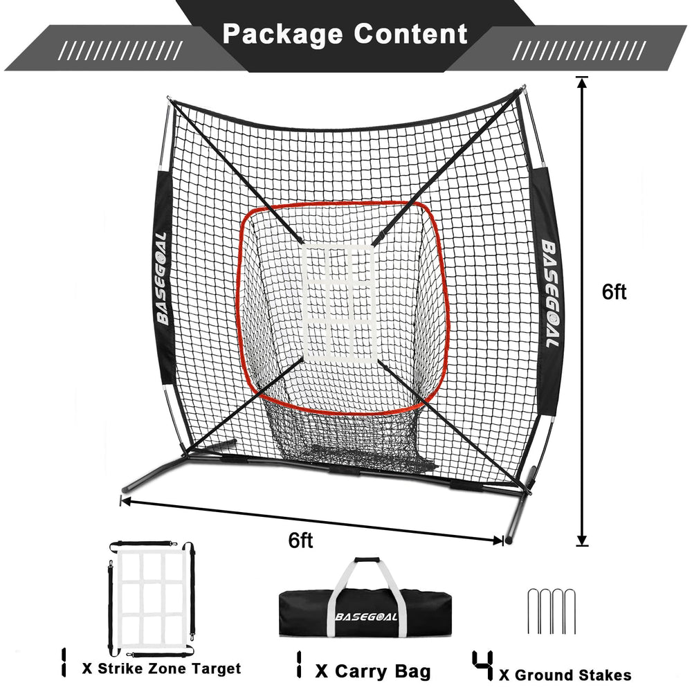 BaseGoal strike zone attachment highlighted to improve pitching and hitting focus