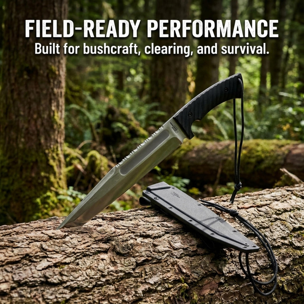 BATTLBOX BattlBolt handle closeup highlighting textured FRN grip for secure control