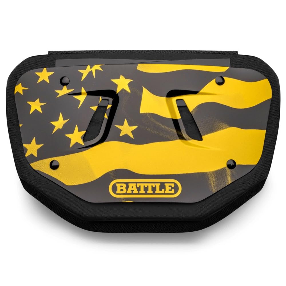 Battle back plate shell close-up highlighting rigid exterior and durability