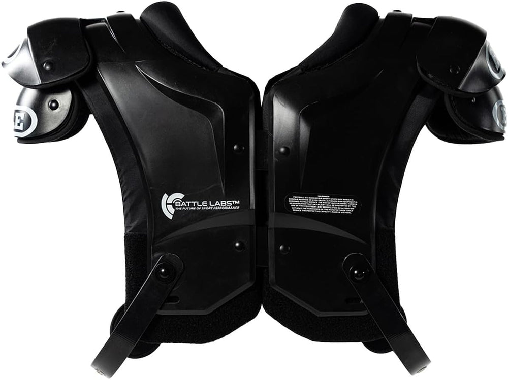 Battle Defender foam neck roll detail showing cushioned fit for impact comfort