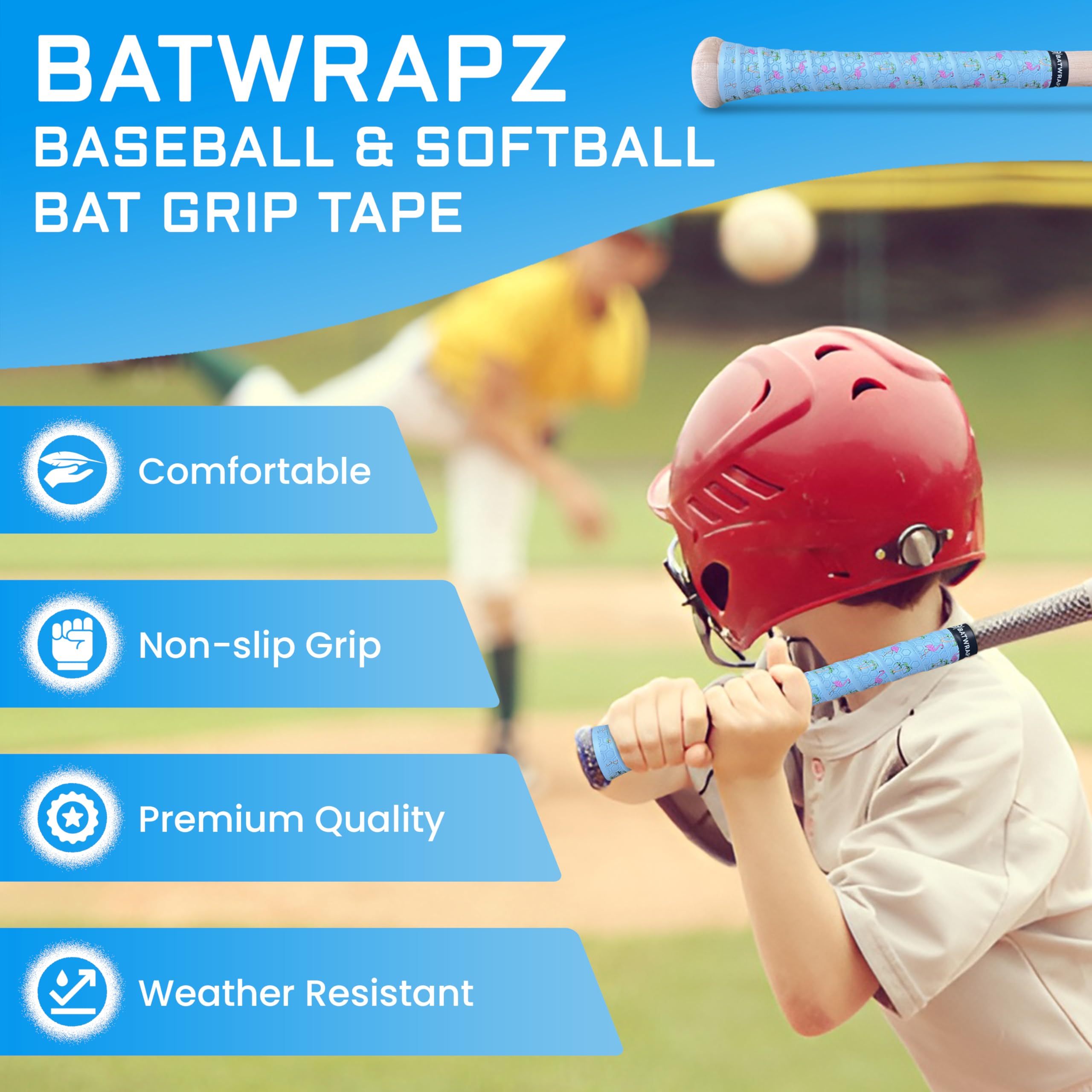 BatWrapz Graffiti on bat in game setting enhancing bat style