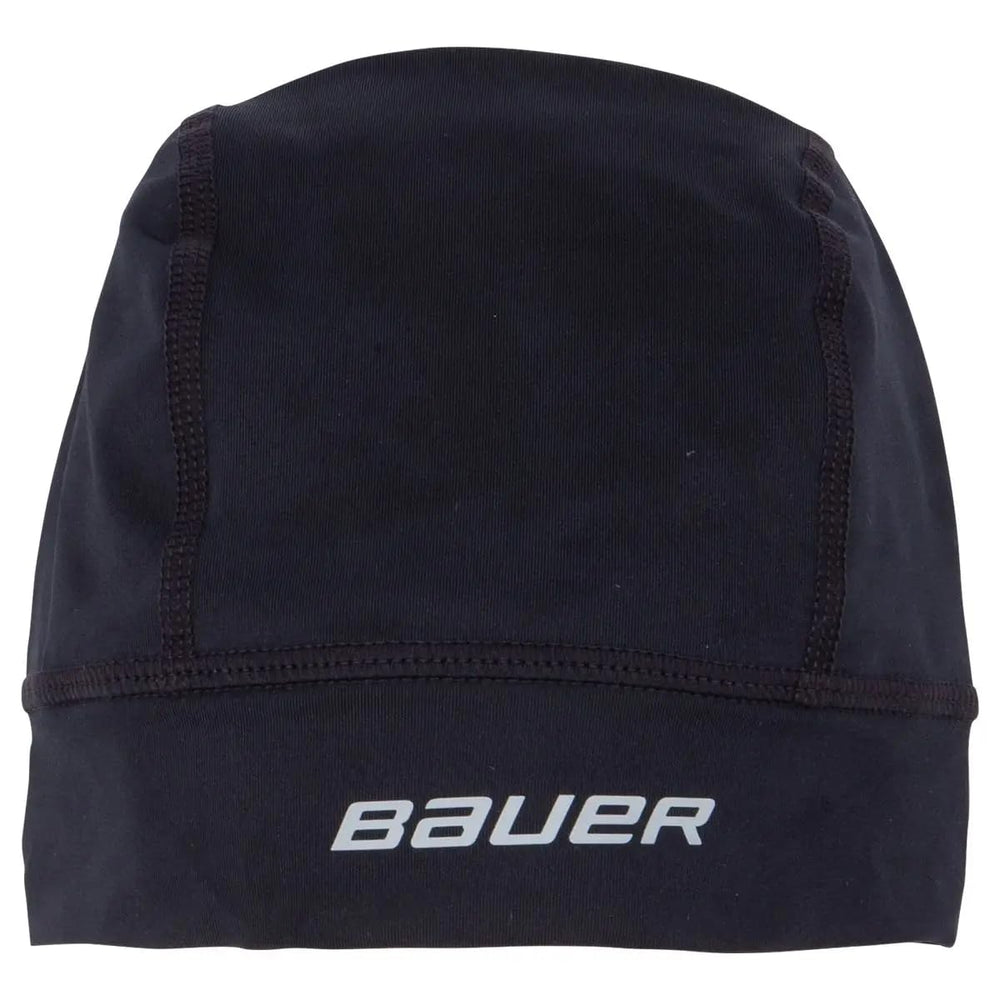 Bauer S19 worn under helmet during play showing sweat control benefit
