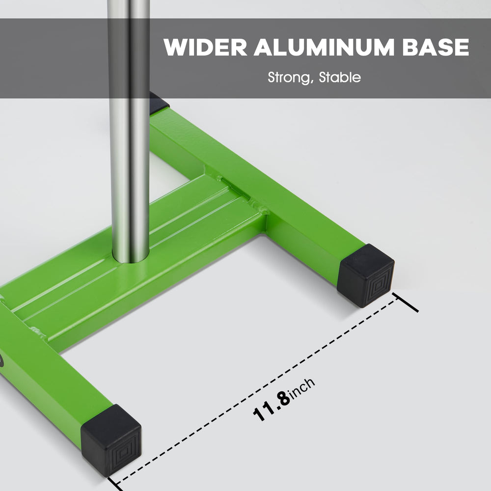 BAYSTMAM push-button height lock on pole for quick secure adjustments