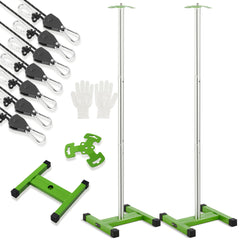 BAYSTMAM front product overview showing complete support pole kit protects cover