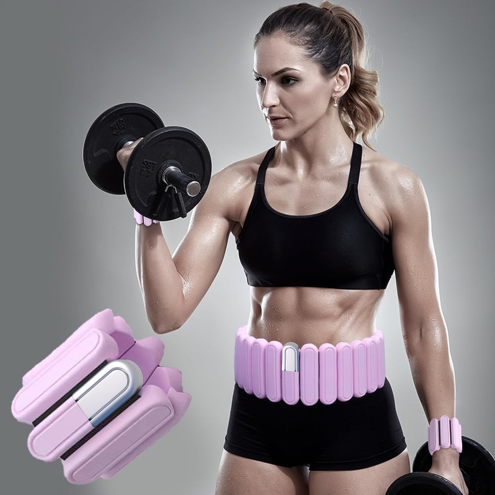 BBK full kit layout with weights and resistance band highlighting included accessories