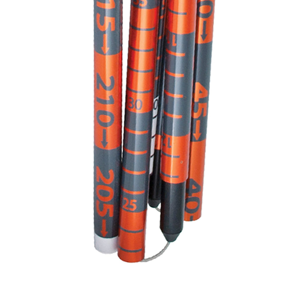 BCA Stealth 270 collapsed in pack for compact carry and lightweight touring