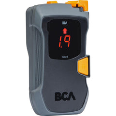BCA Tracker S back view displaying battery compartment and durable casing benefit