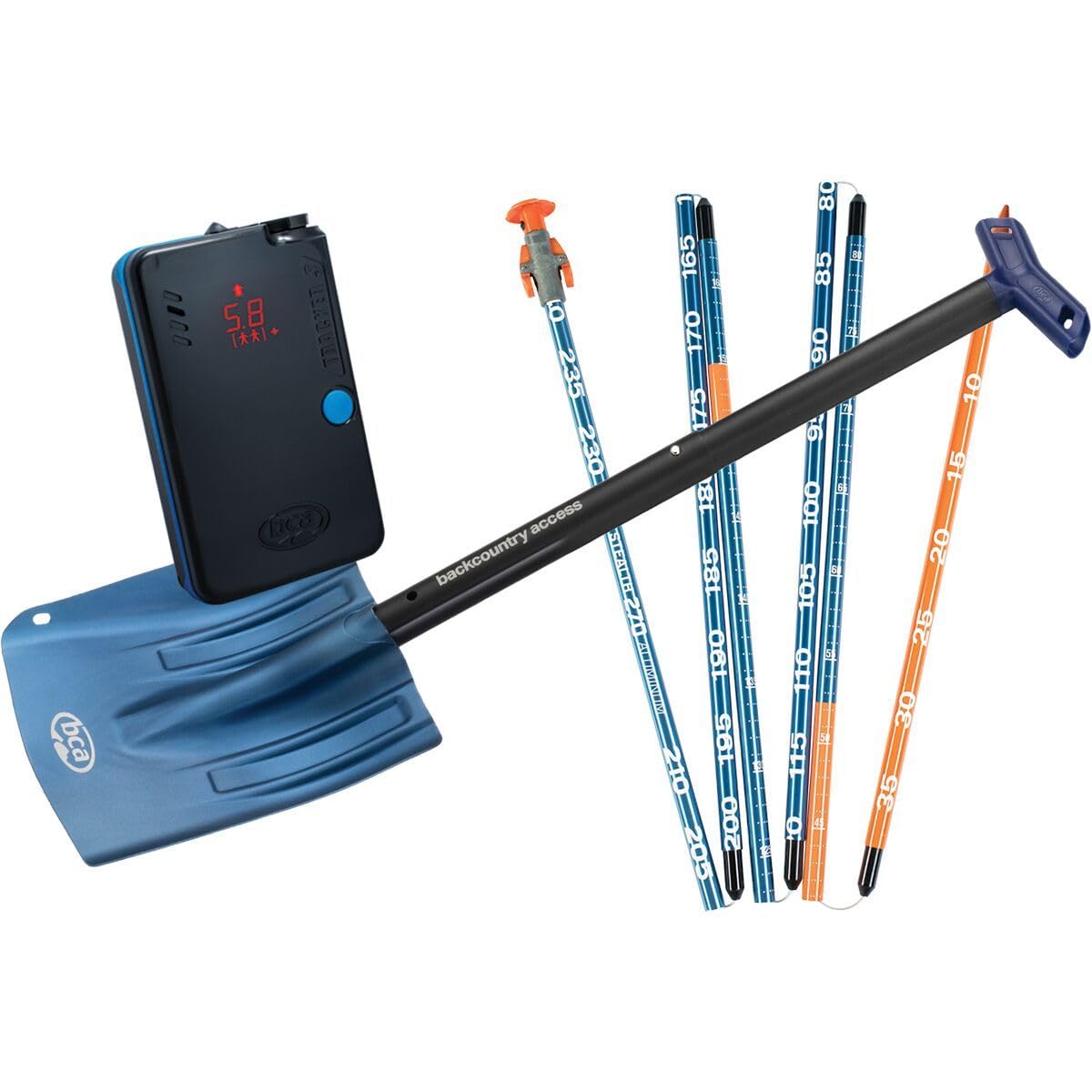 BCA Tracker S bundle front packaging showing complete rescue kit benefit