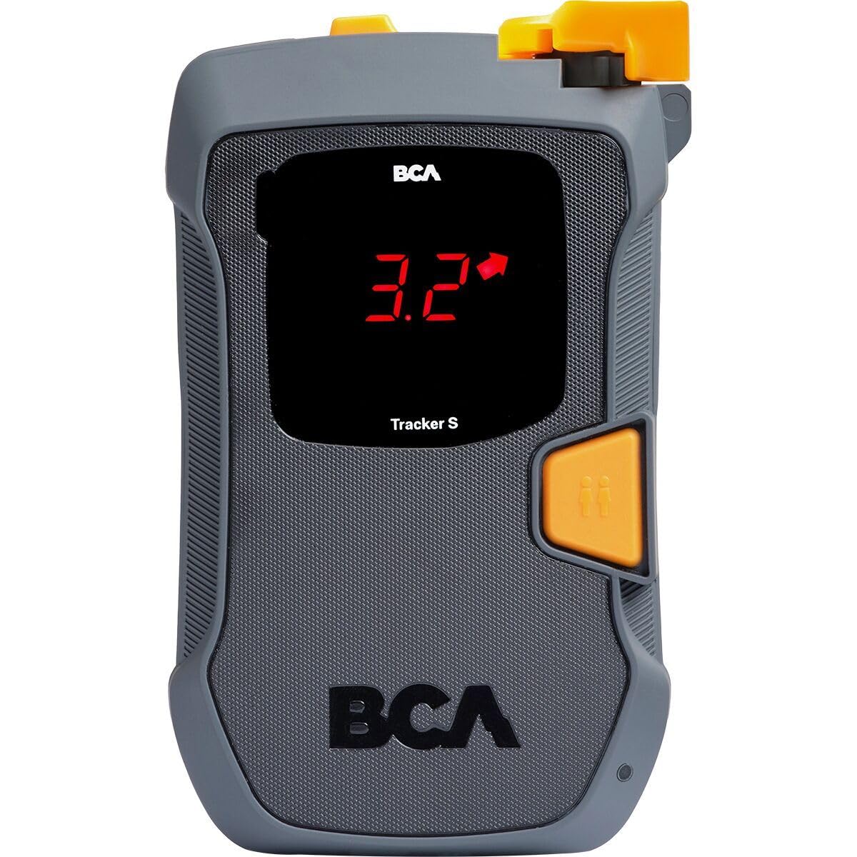 BCA Tracker S front view showing controls and readable screen for fast locating