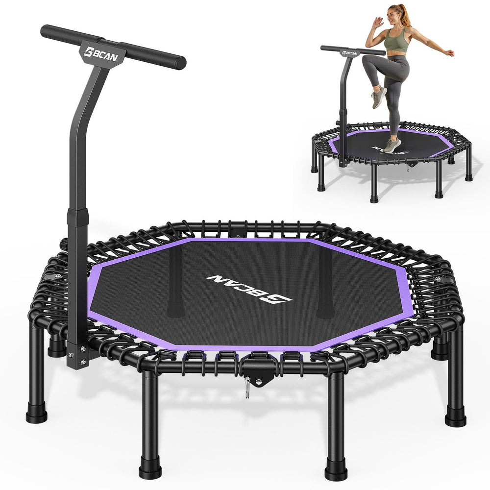 BCAN BT3 front view showing octagonal frame and large jump area for stable workouts