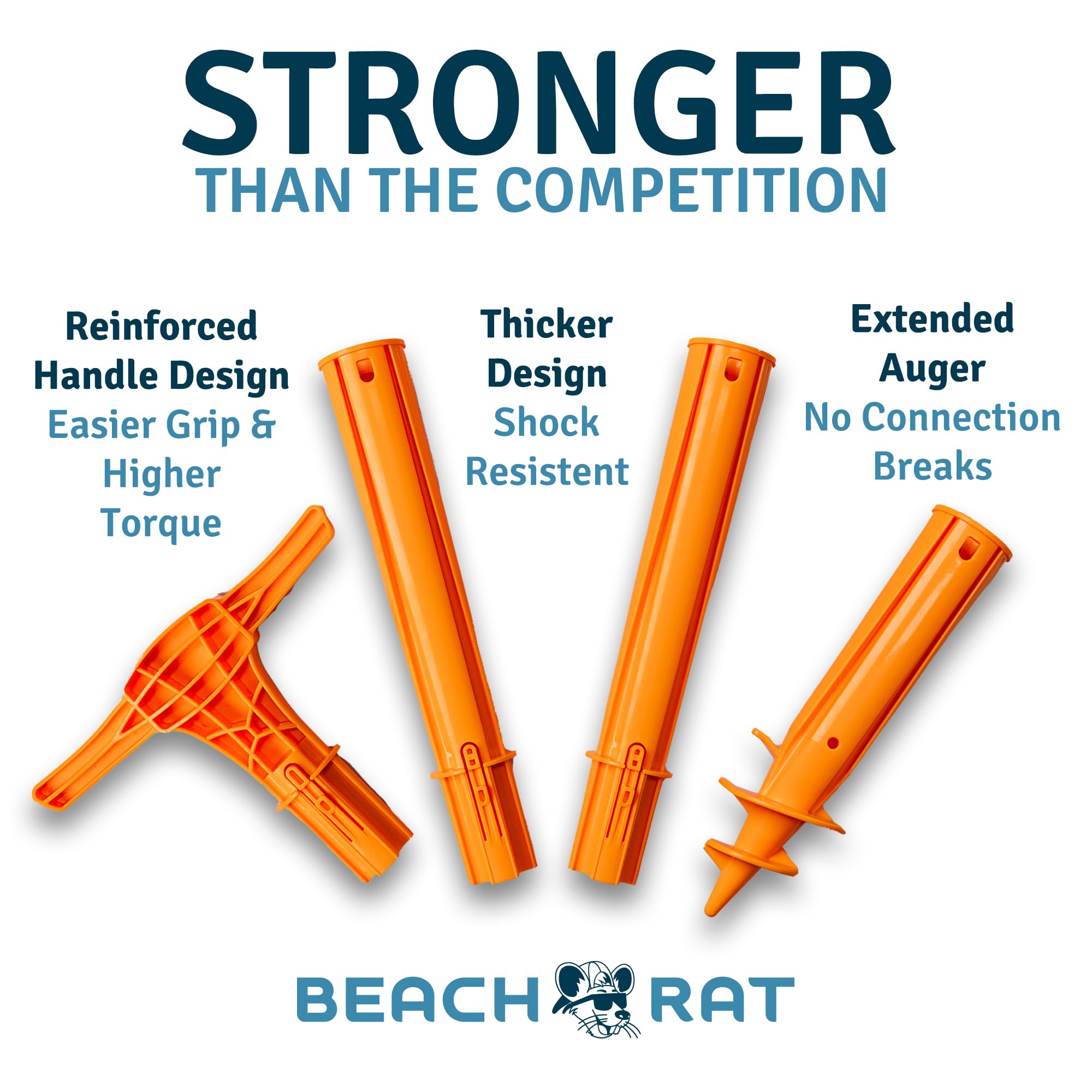 Beach Rat snap-together joint detail demonstrates quick assembly advantage