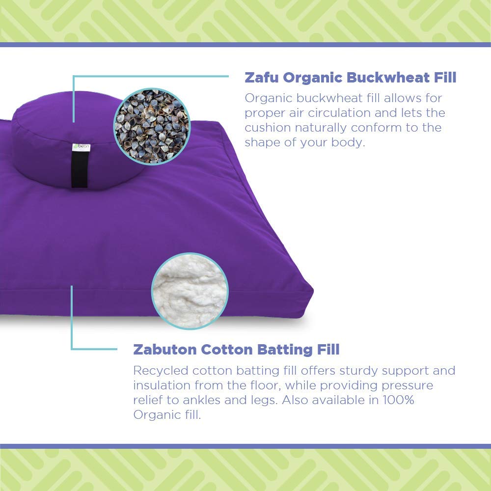 Bean Products organic buckwheat hulls detail showing breathable, moldable support