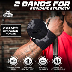 Bear Grips close-up of quad stitching highlighting durable construction and long-lasting use