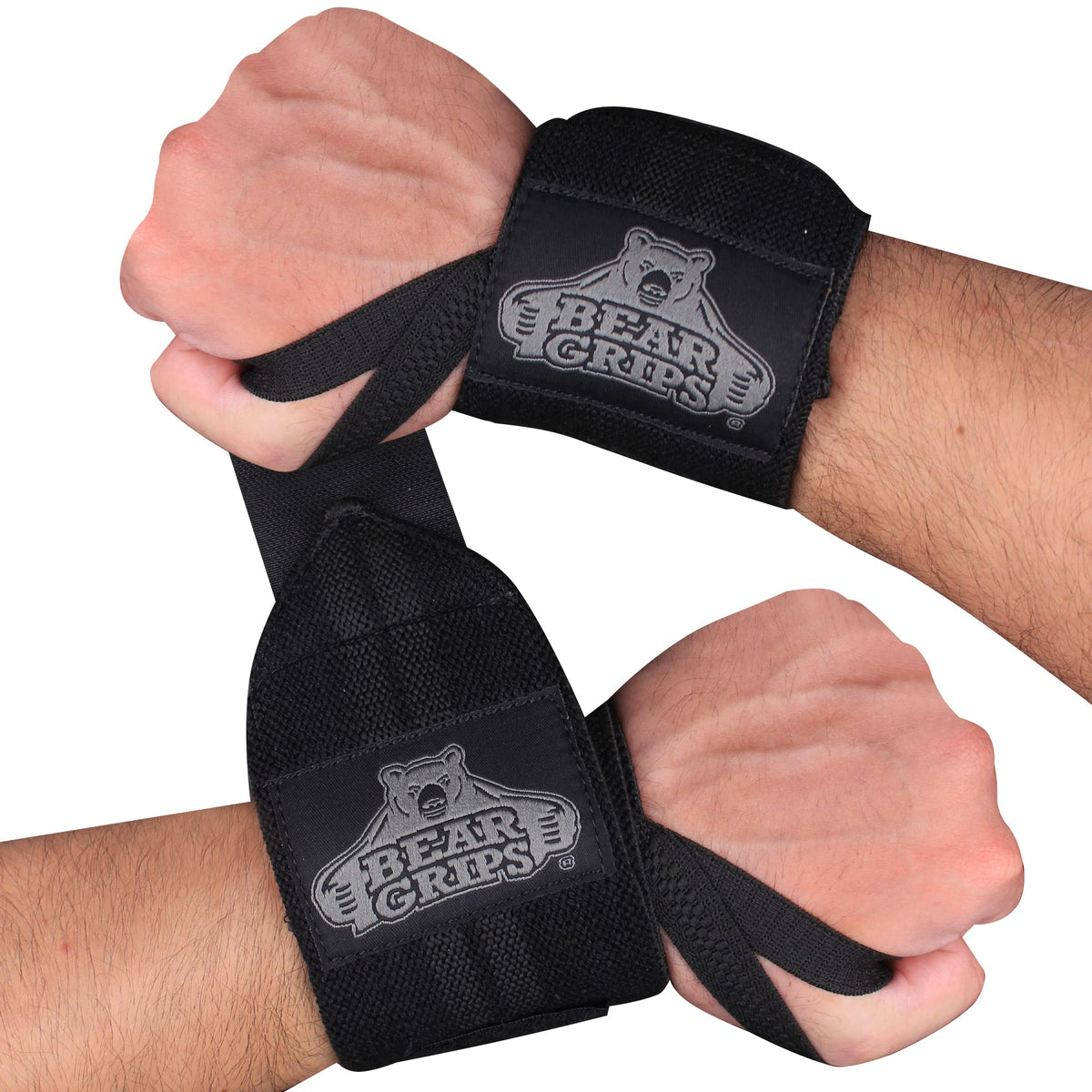 Bear Grips front packaging showing pair of wrist wraps and brand logo for reliable support