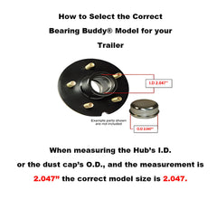 Bearing Buddy close-up of stainless piston demonstrating corrosion resistance