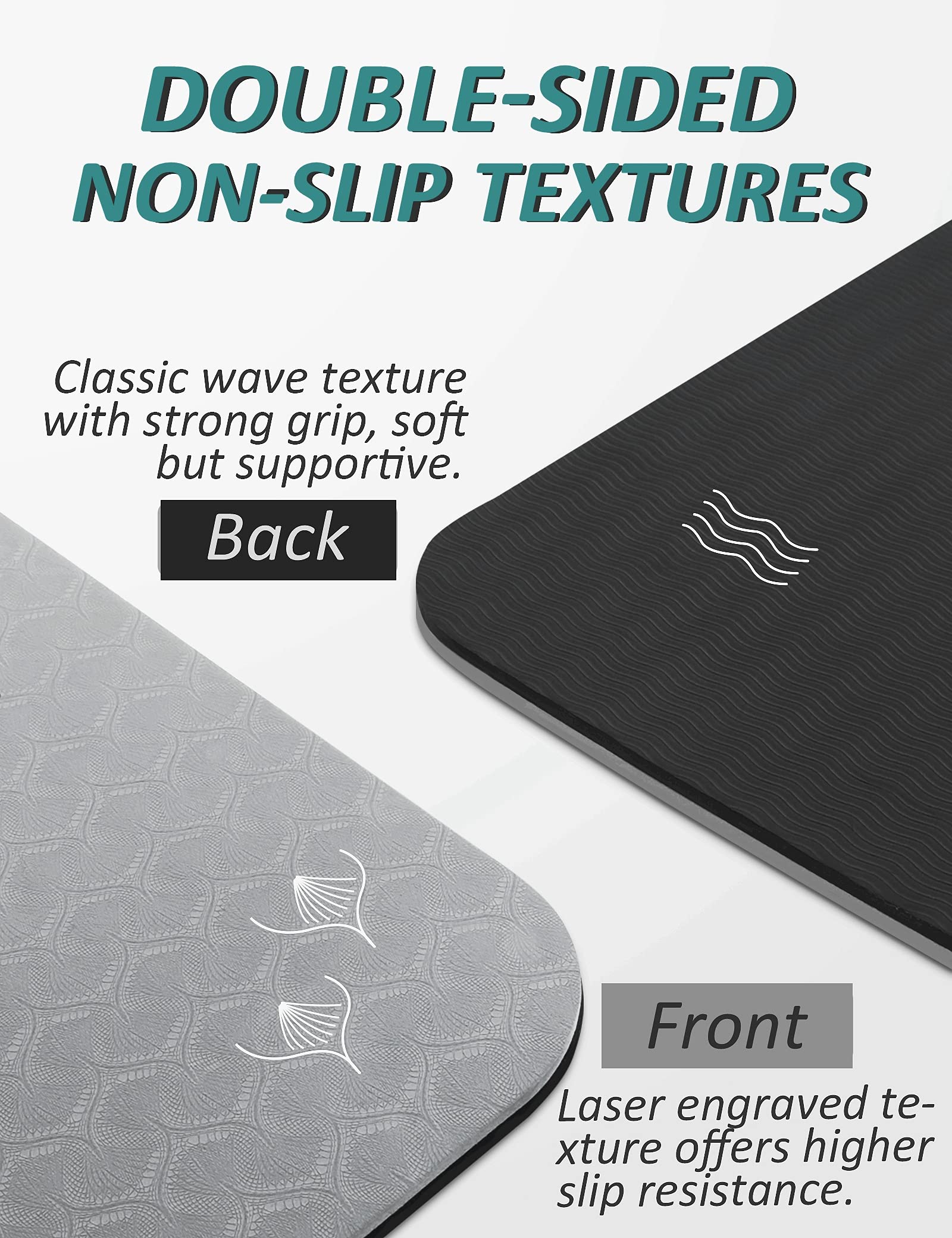 BEAUTYOVO close-up of non-slip TPE texture offering superior grip