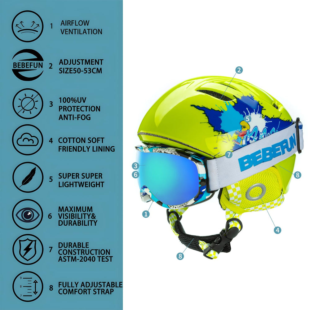 BeBeFun rear dial adjuster showing easy fit adjustments with gloves