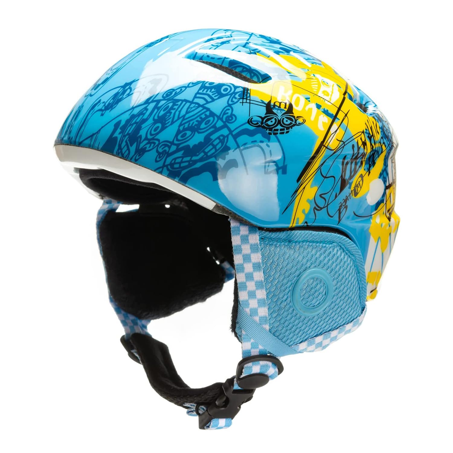 BeBeFun helmet beside child’s hand showing size scale and lightweight benefit