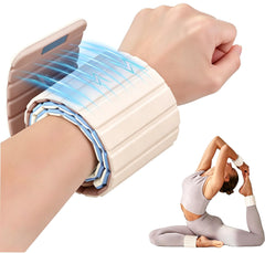 BECOJADDE front view of wrist and ankle weights showing compact design and comfort