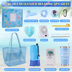Beferr mesh tote packed with towels and gear, keeps items organized