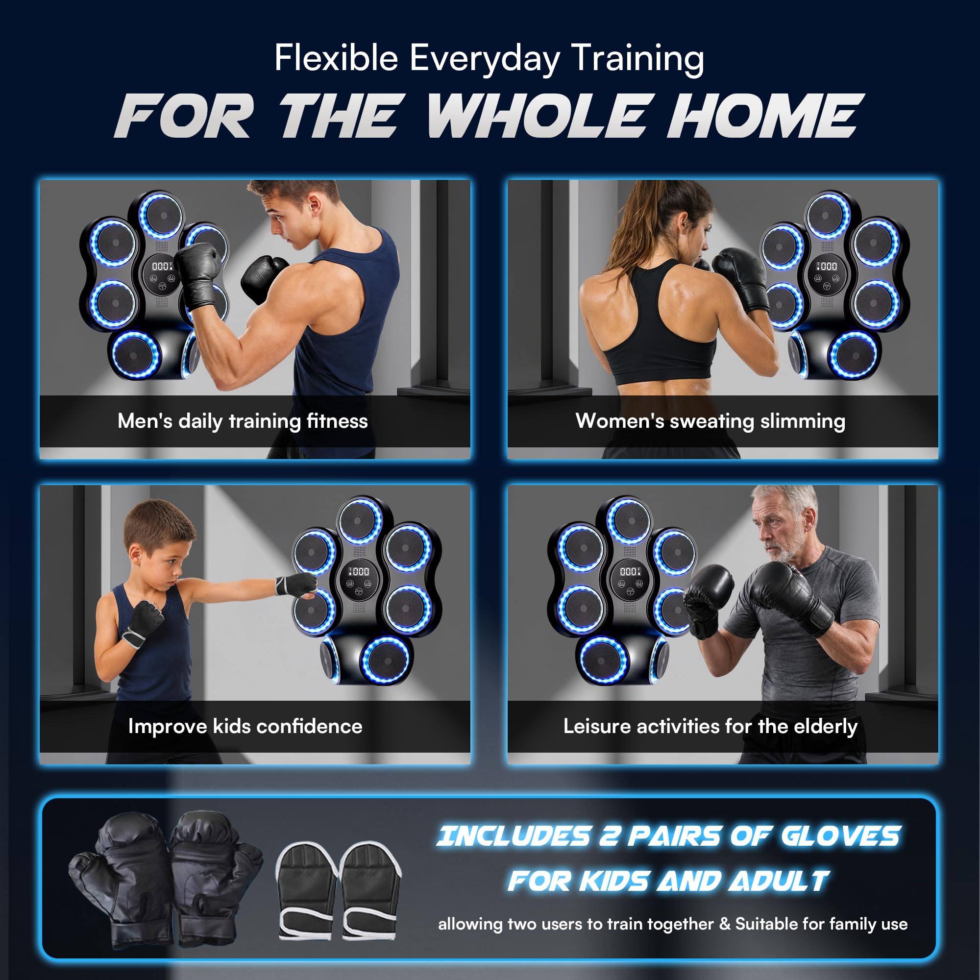BEGCON phone paired via Bluetooth to trainer displaying music sync for motivating sessions
