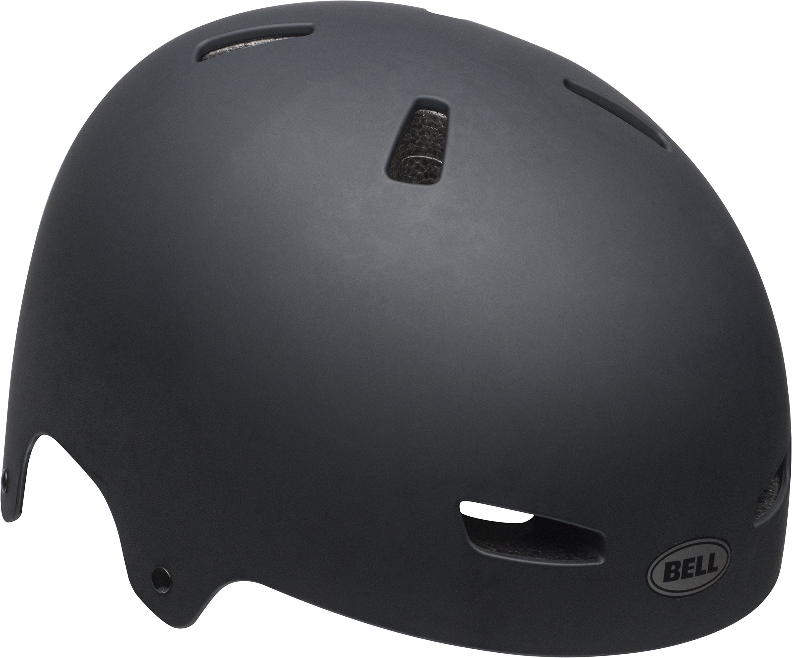 BELL Ollie front view matte black showing classic style and durable protection