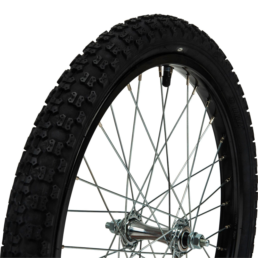 BELL tire knobby tread close-up highlighting grip and track control benefit