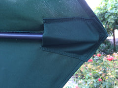BELLRINO canopy top vent detail showing airflow reduction of wind lift benefit
