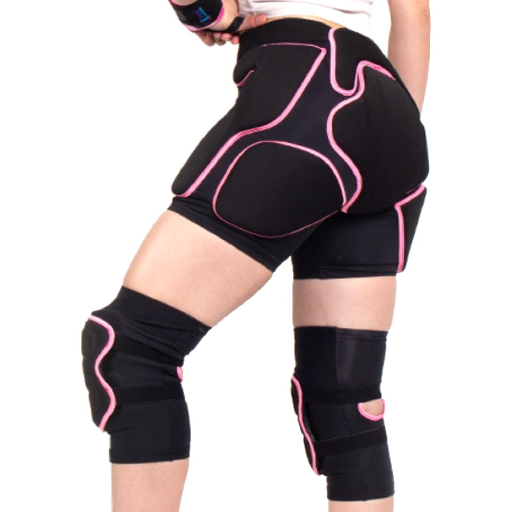 BelugaDesign front view padded shorts set showing full coverage benefit