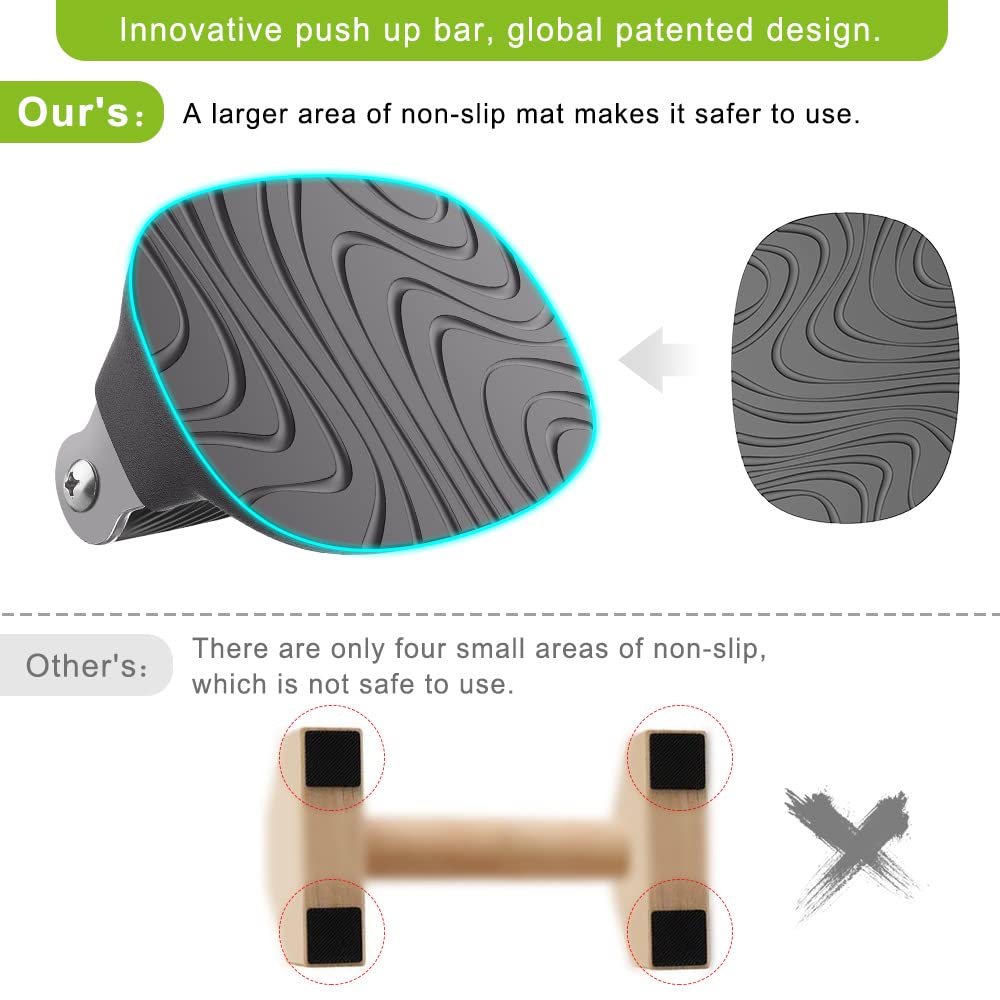 BeneLabel underside rubber pad detail providing anti-slip stability on floors