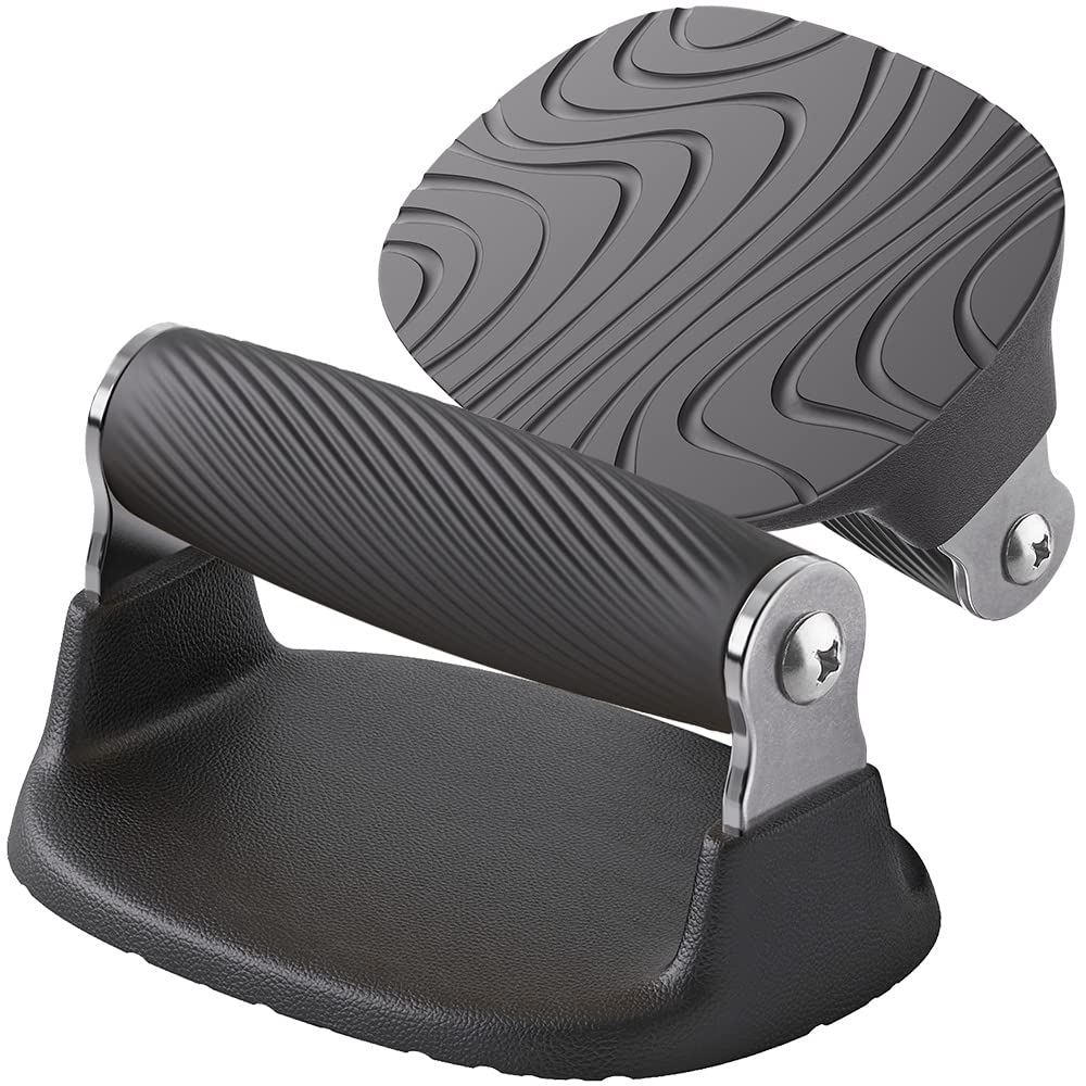 BeneLabel front view of push up bars showing stable platform and compact design