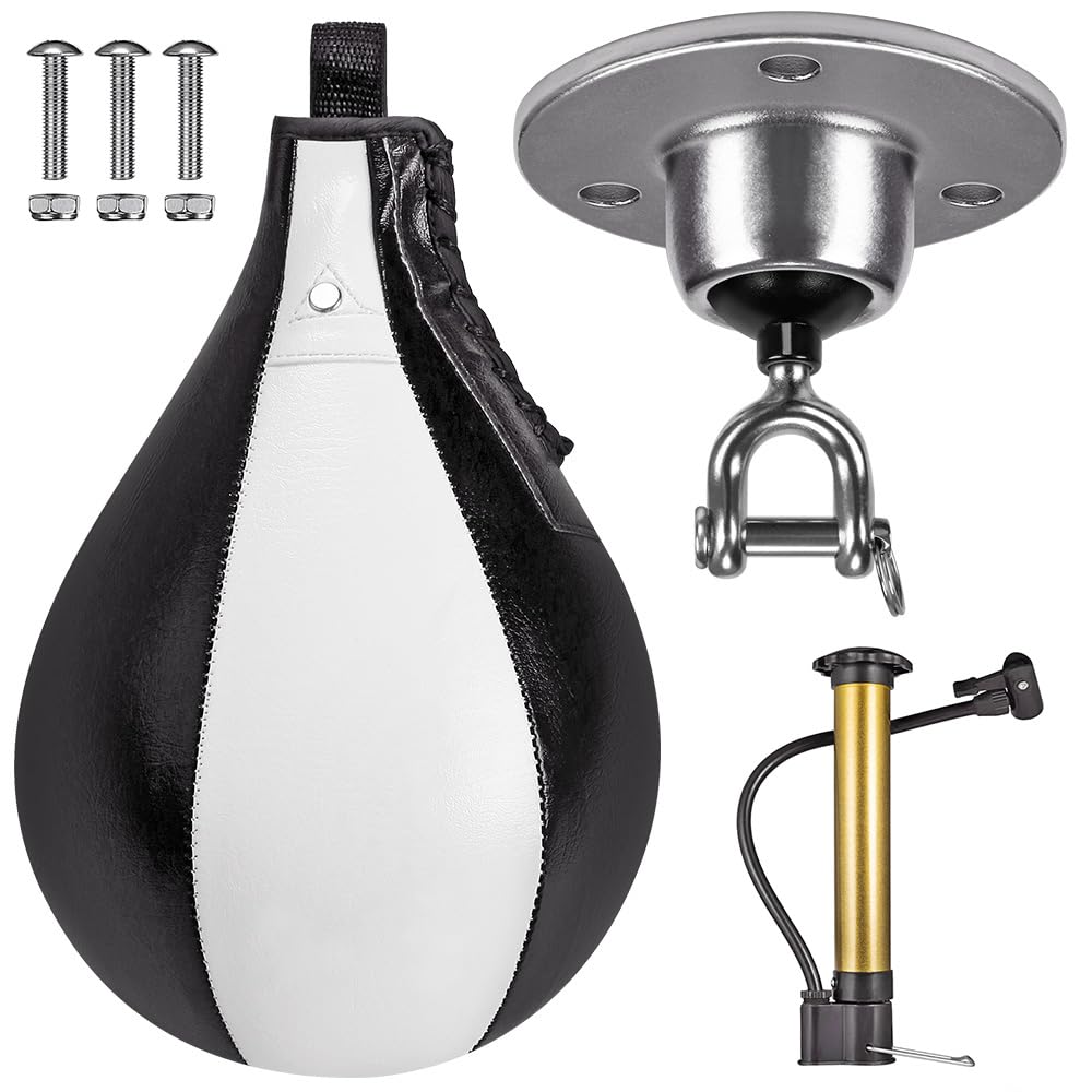 Benelabel front view speed bag showing compact training profile and durability