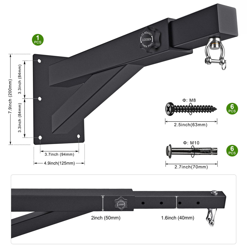 BeneLabel included screws and expansion sleeves for quick, secure installation
