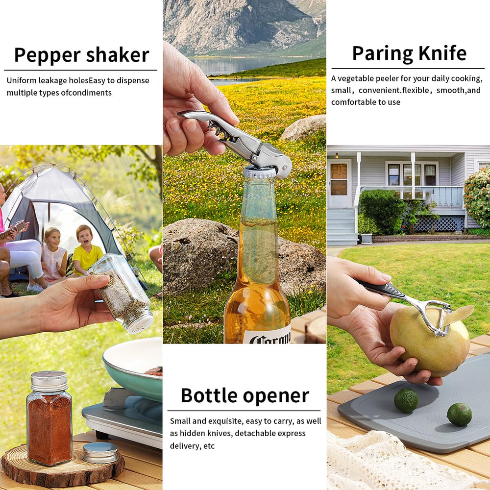Berglander utensils held in hands for scale illustrating light weight and manageable size