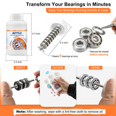 Beseetop 100ml lubricant bottle with drop spout to show precise oiling for smoother wheel rotation