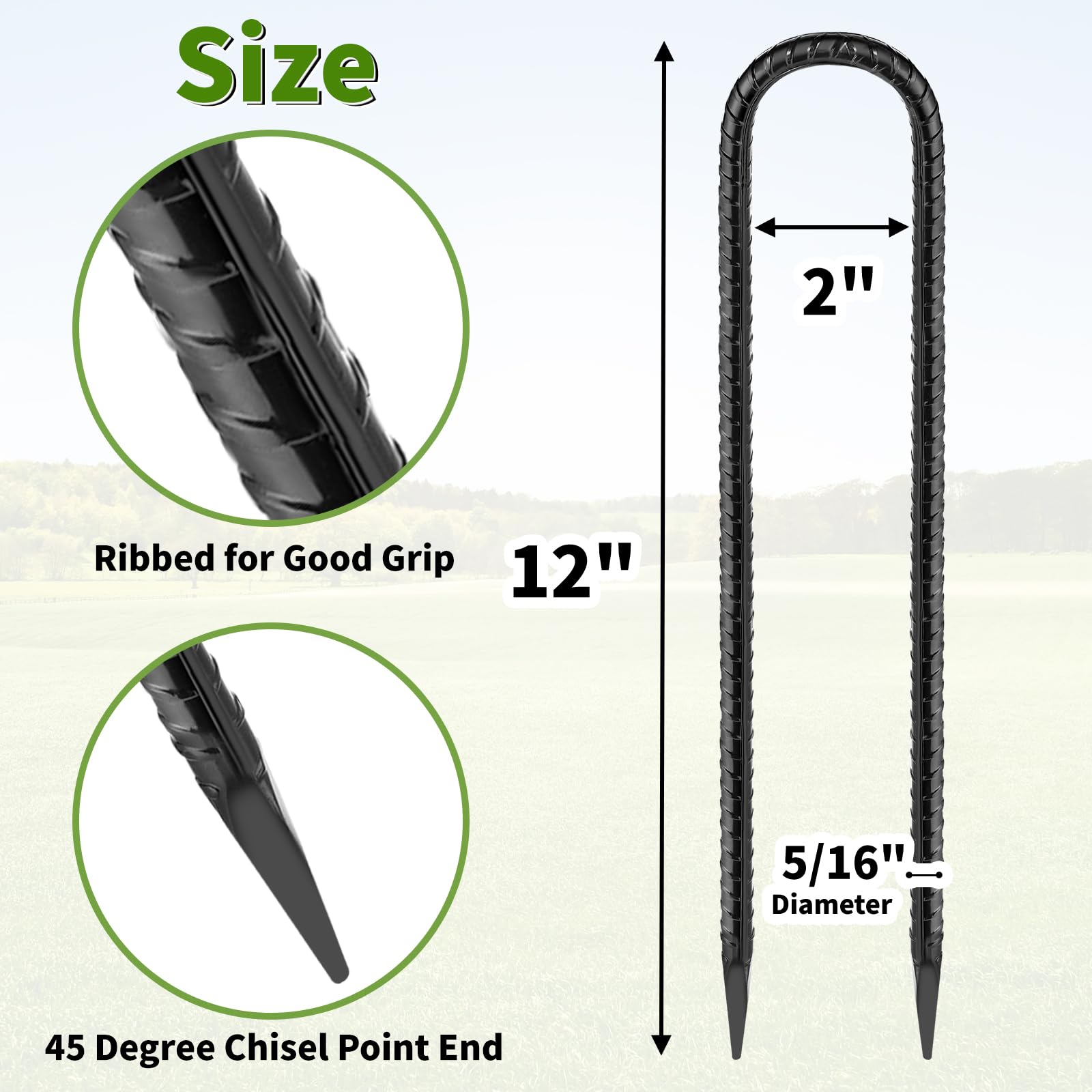 Besitu chisel-point close-up enabling easier ground penetration benefit