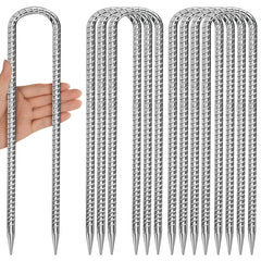 Besitu front view of 8-pack U stakes showing packaging and quantity benefit