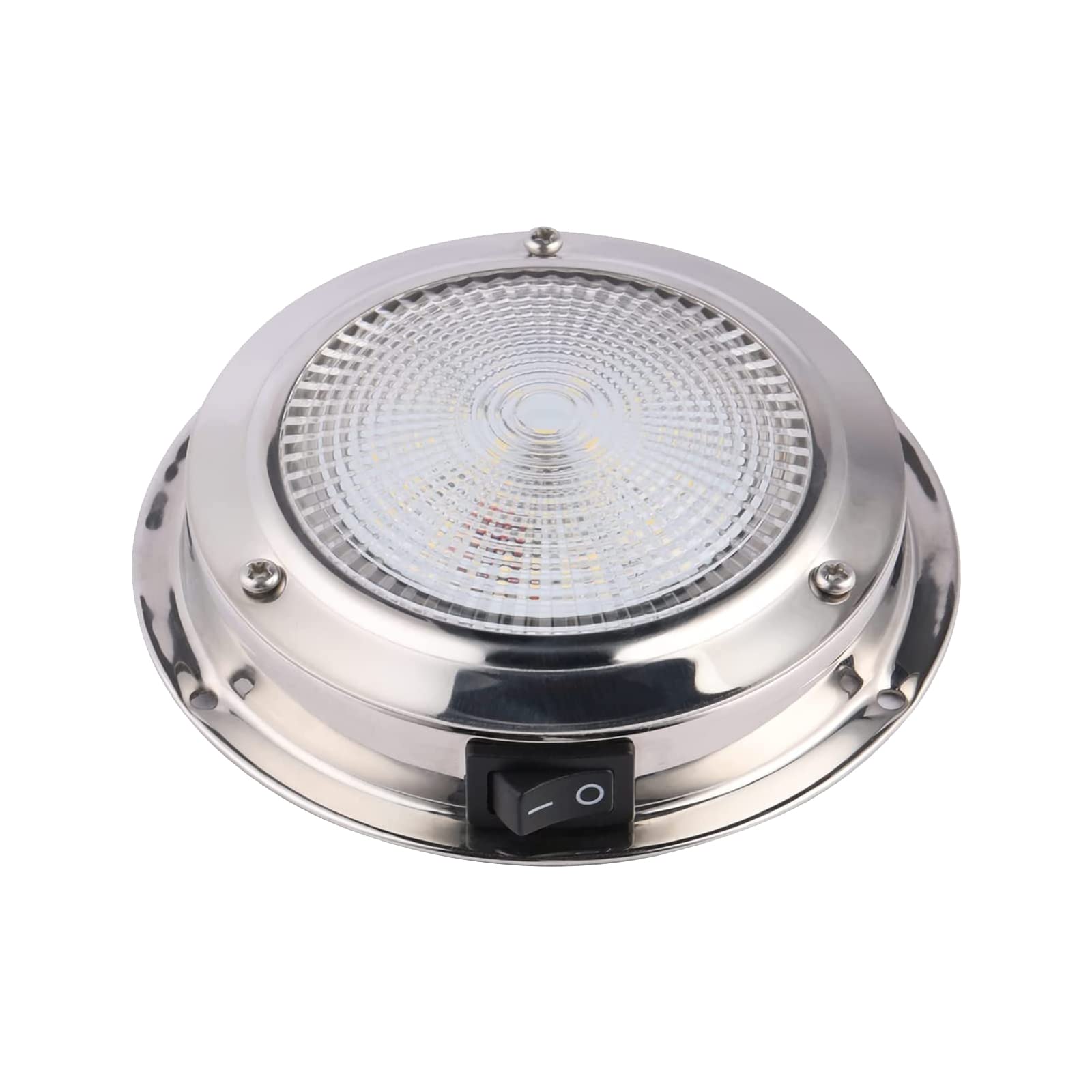 Besramtic front profile stainless-steel dome showing sleek finish and durable look