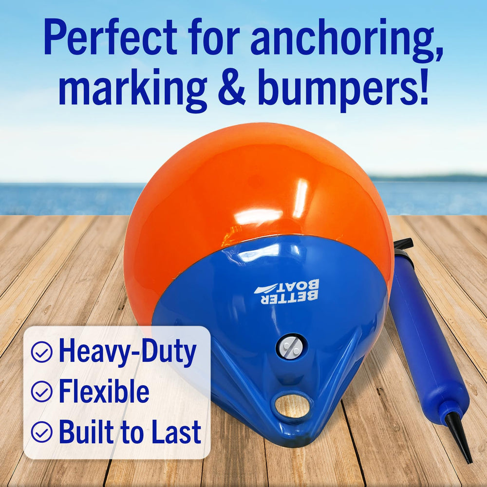 Better Boat buoy used as dock fender protecting hull in a marina setting benefit
