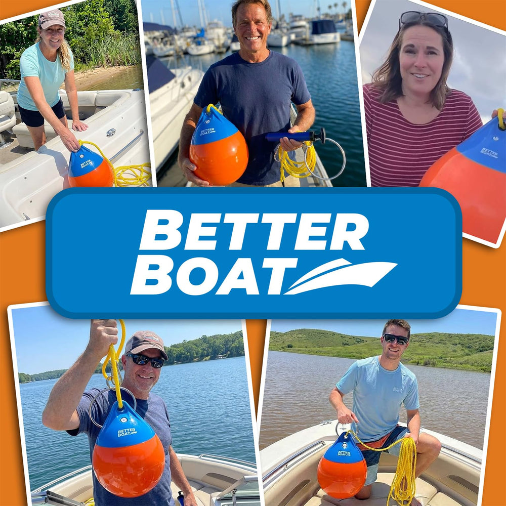 Better Boat deflated buoy packed in bag showing convenient storage and transport