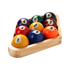 BETTERLINE diamond rack arranged in 9-ball formation for accurate, tight racking