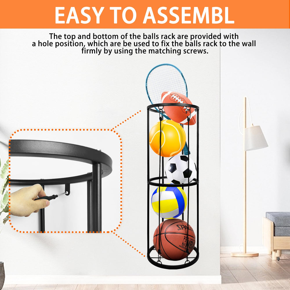BEWITU rack beside tape measure showing 13 inch diameter and 38.4 inch height