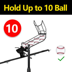 BGOJAB ball track loaded with ten balls demonstrating extended continuous training benefit
