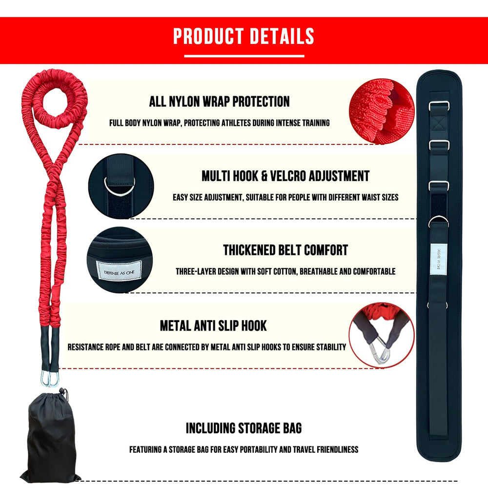 bibahala black storage bag holding belt and band for easy transport to practices