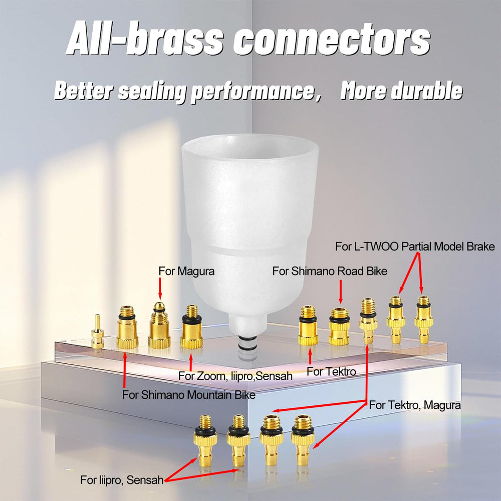 BIBOKLTIY brass connectors close-up showing durable leak-resistant fit