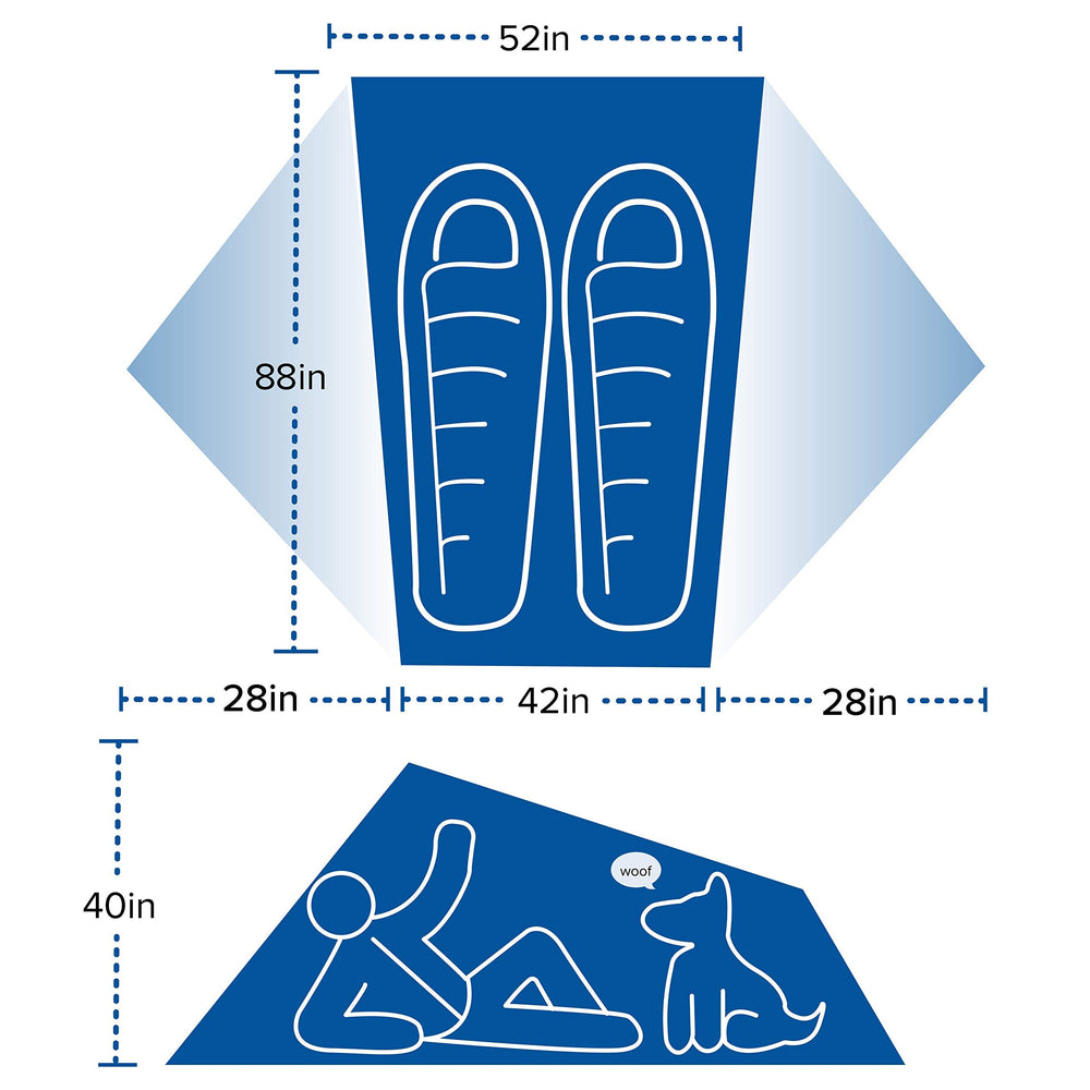 Big Agnes tent packed in a backpack for scale highlighting ultralight portability